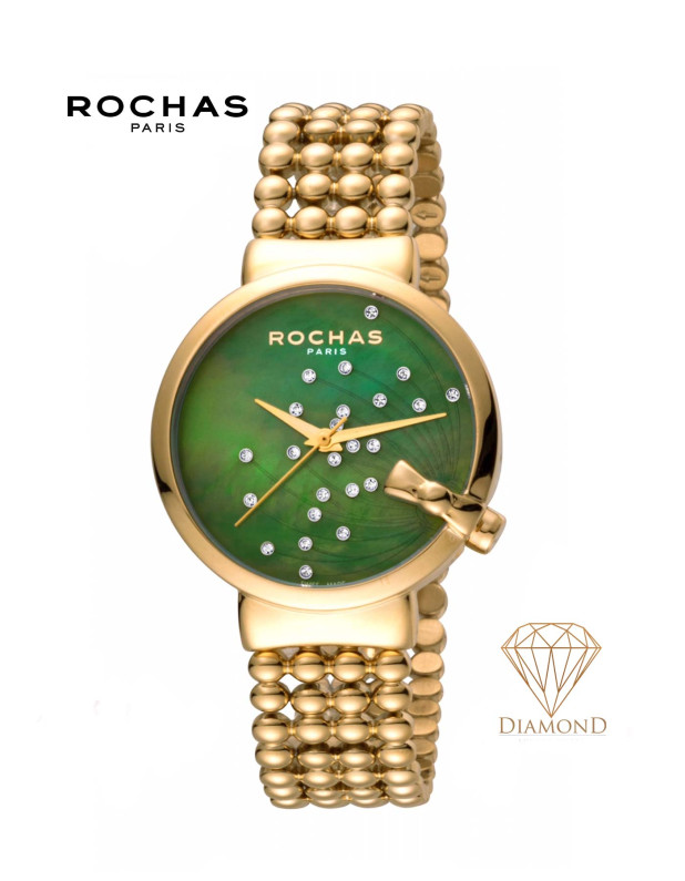 ROCHAS Ladies Diamond Watch
